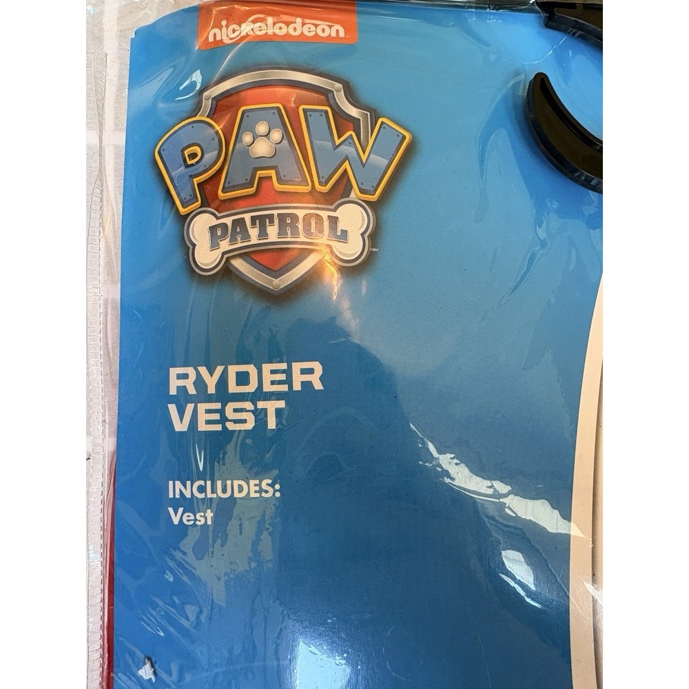 Paw Patrol Adult Ryder Vest Costume Size L XL  Spirit Halloween - Picture 2 of 4